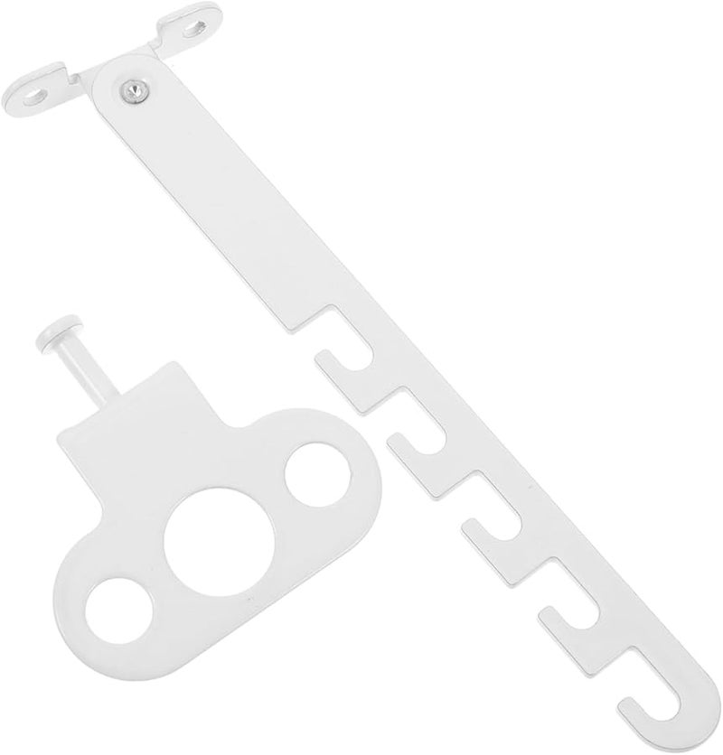 قفل أمان النافذة المنزلق الأبيض، شريط الأمان سهل التركيب لسلامة المنزل - Image 1