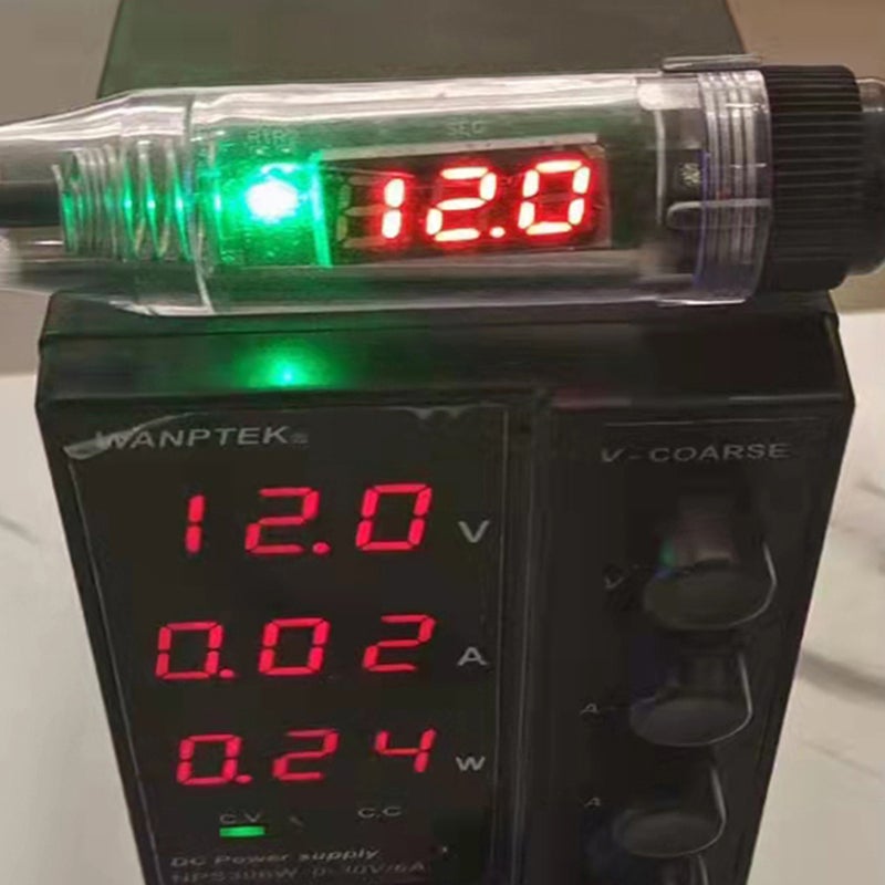 6 V 12 V 24 V Portable Car Automotive Electric Digital Display Circuit Tester Car Truck Circuit Probe Test Pen Automotive Test Light Tester with 2.8M Spring Wire - Image 4