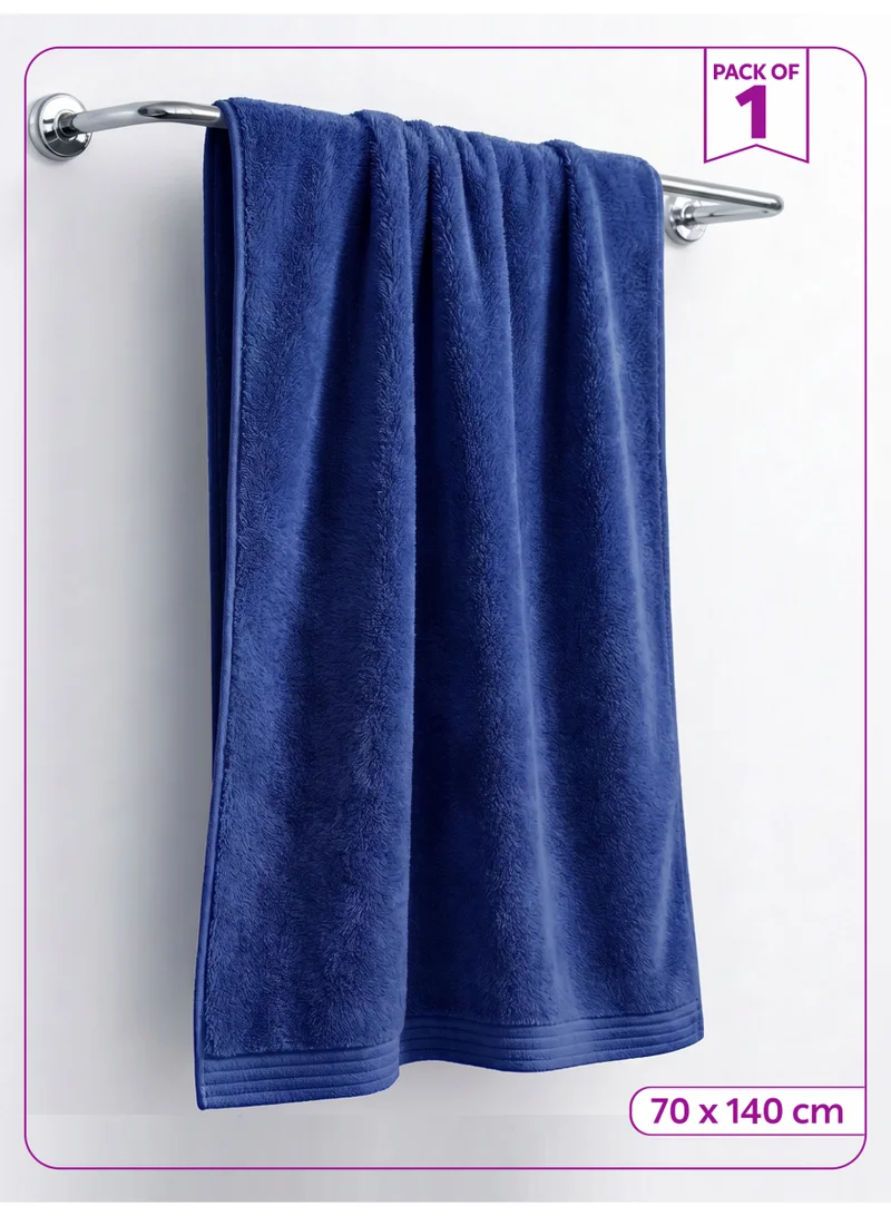 Donetella Bath Towel (1 Pack, 70 X 140 cm) - Microfiber 330 GSM - Super Soft, Highly Absorbent, Quick Drying Thick Bathroom Towels - Soft Hotel Quality for Bath and Spa