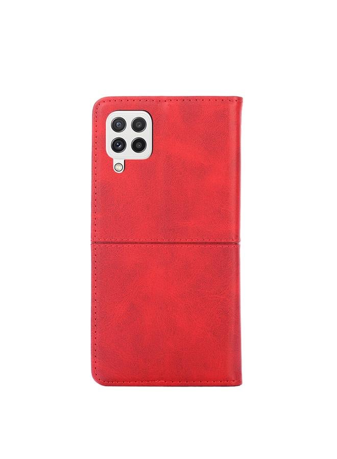 S-TOP Case For Samsung Galaxy A22 5G Cow Texture Magnetic Horizontal Flip Leather Phone Case - Image 3