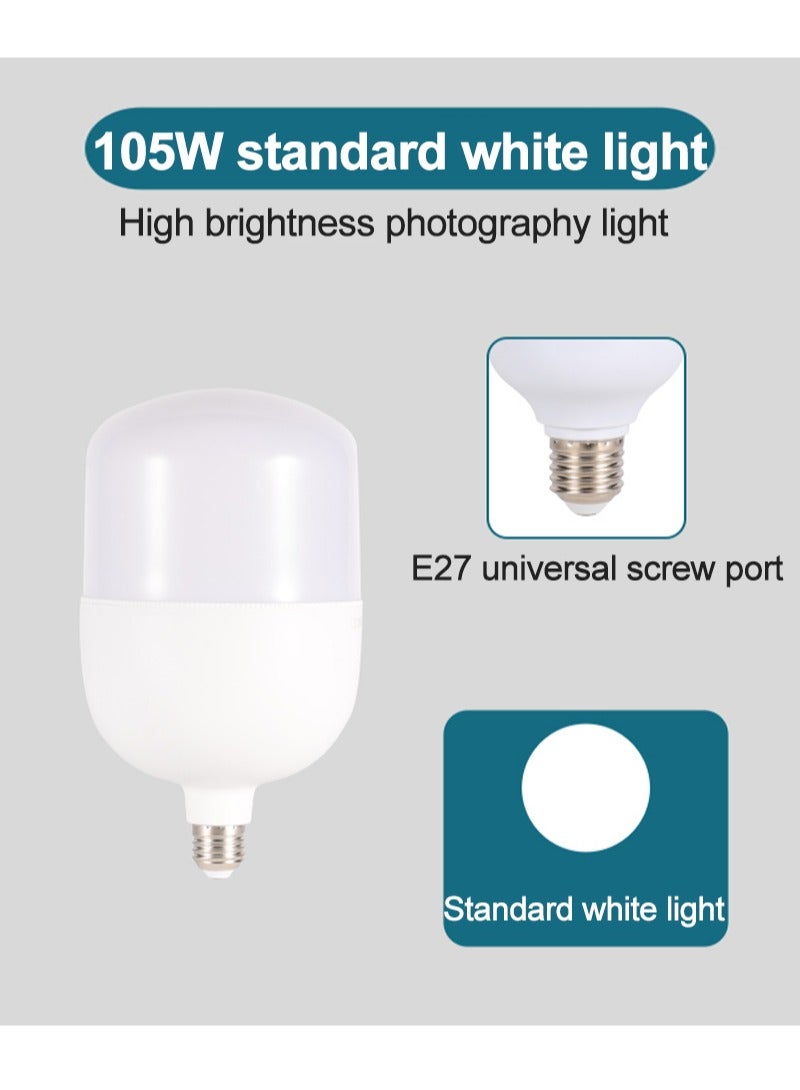 Glanfen Photography Soft Box Lighting Kit with 2 Pcs 105W Bulb Soft Box and Carry Bag for Portrait Product Shooting - Image 2