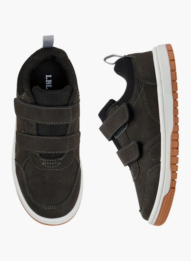 LBL by Shoexpress Boys Hook & Loop Ankle School Sneakers - Image 1