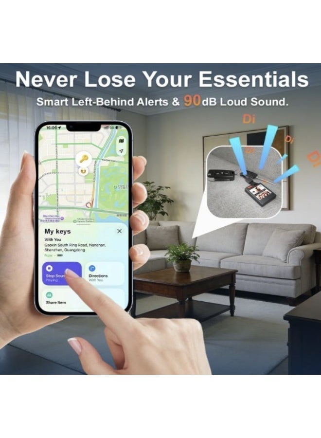 PhotoTag Smart Tracker & Smart Tag Bluetooth Tracker, Item Finder & Key Finder for Keys, Luggage, Wallets & Bags, Apple Find My & Android Find My Compatible, Color E-Ink Display, IP65, 10-Month Battery - Image 2