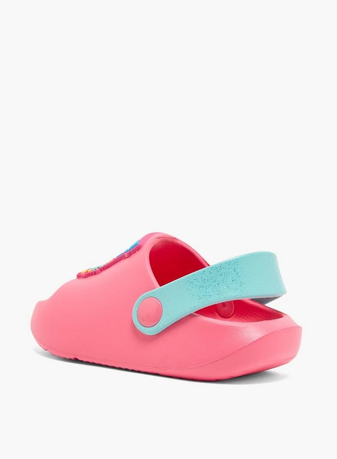 Aqua Girls Ocean Applique Clogs - Image 4