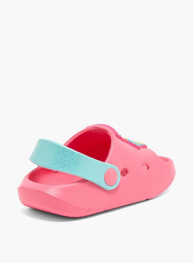 Aqua Girls Ocean Applique Clogs - Image 5