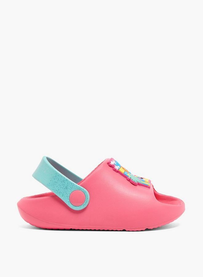 Aqua Girls Ocean Applique Clogs - Image 2
