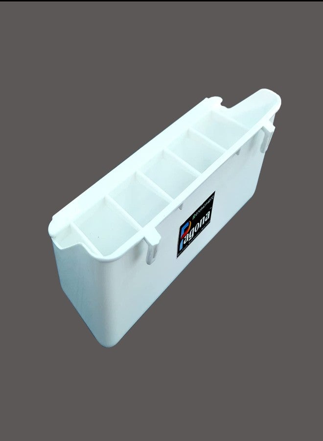 Pagona Plastic ?-Zero Wastage Bird Cage Food Or Water Feeder Hanging Bowl For Love Birds, Finches, Cockatiel, Pigeon And Ext. (Cage Feeder, 500Gm, Pack Of 1) - Image 2