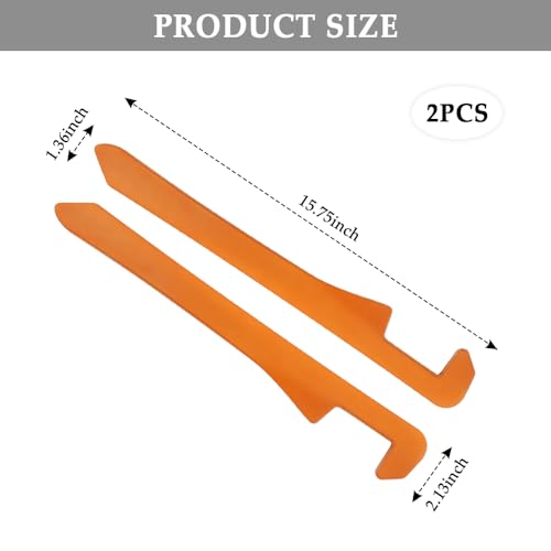 IHOTDER Super Flexible Car Seat Gap FillerDurable Car Organizer Between Seats for Tightly Filling Seat GapsUniversal CCar Side Seat Gap Filler CCar Accessories for Women Men Orange2PCS - Image 3