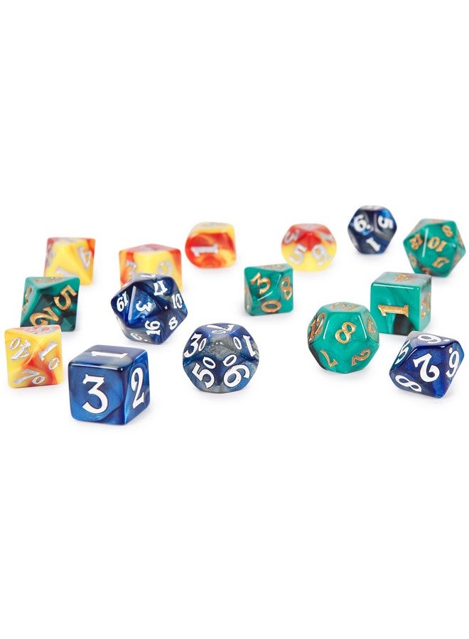 Spin Master Games Spin Master Games, Campaign Dice, 3 Sets of Polyhedron Dice for RPG & Board Games, Storage Pouch & Silicone Tray, DND Dungeons and Dragons, MTG Magic The Gathering, for Ages 8 & Up  - Image 5