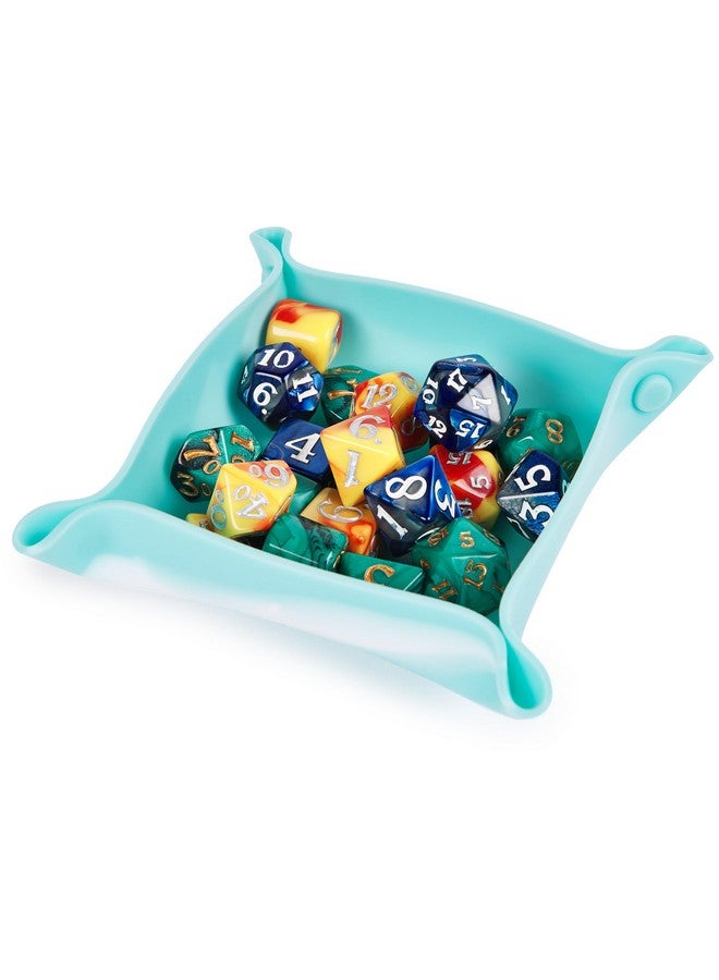 Spin Master Games Spin Master Games, Campaign Dice, 3 Sets of Polyhedron Dice for RPG & Board Games, Storage Pouch & Silicone Tray, DND Dungeons and Dragons, MTG Magic The Gathering, for Ages 8 & Up  - Image 3