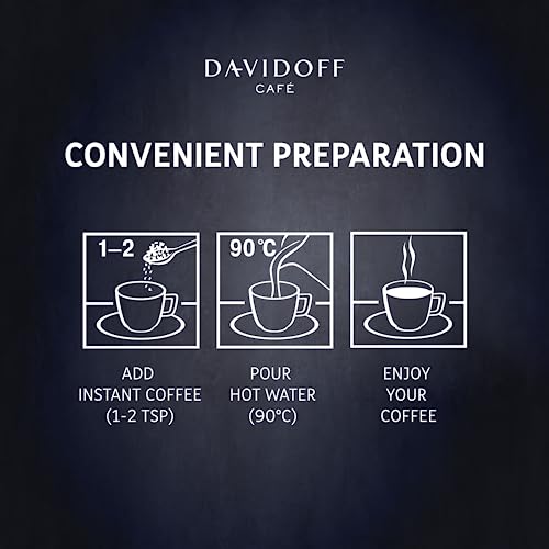 Davidoff Fine Aroma Instant Coffee 7/12 Intensity - 100% Arabica, 3.53 oz 100g, Granule, Glass Bottle - Image 5