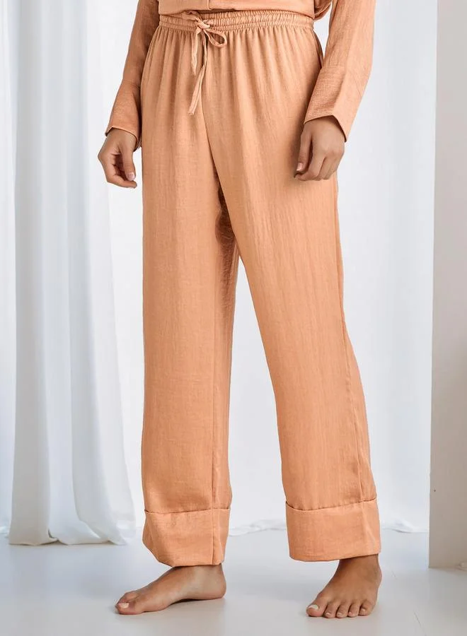 Splash FAV  Pyjama Set Collared Shirt & Trousers Polyester for Women | Best Price UAE