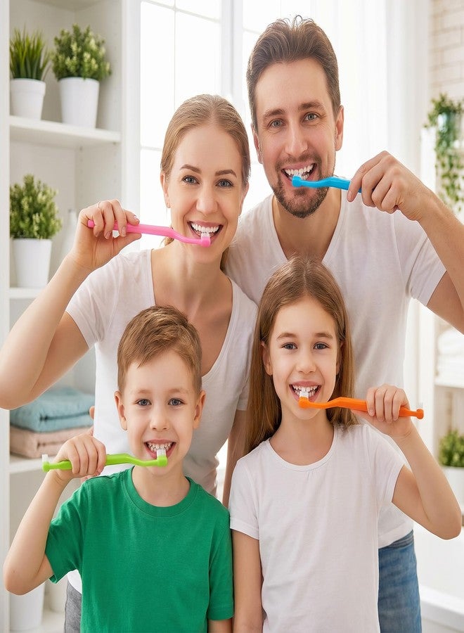 فرشاة أسنان مزدوجة الأطراف مكونة من 6 قطع للعناية بتقويم الأسنان، فرشاة أسنان بين الأسنان وفرشاة أسنان للضرس العقل، 6 ألوان، فرشاة فائقة النعومة للتقويم، وأجهزة تقويم الأسنان، والمناطق التي يصعب الوصول إليها - Image 2