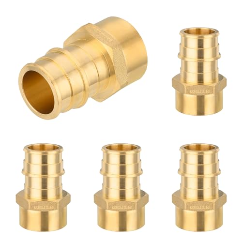 HeSun 5Pack HeSun PEXA Fitting 34 PEXA x 12 Female NPT Thread Expansion Adapter ASTM F1960PEX19601245 - Image 1