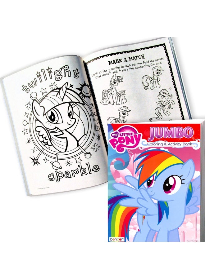 my little Pony Coloring Book with Take-N-Play Set - 96-page Coloring Book   Stickers and Markers - Image 5