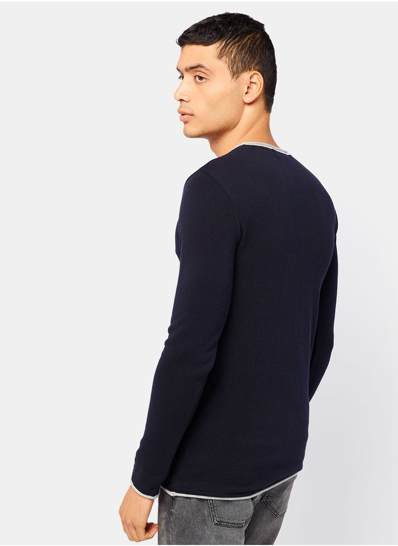 TOWN TEAM - Essential Knitted Pullover - Image 1