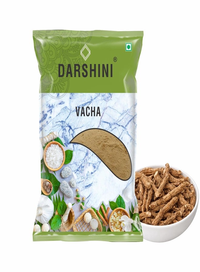 DARSHINI دارشيني مسحوق فاشا 200 جرام | جود باخ | أكوروس كالاموس | فايامبو | فيخاند | فاسامبو | تشيرنا جذر العلم الحلو للاستخدام التقليدي والأيورفيدا (عبوة من قطعة واحدة) - Image 1