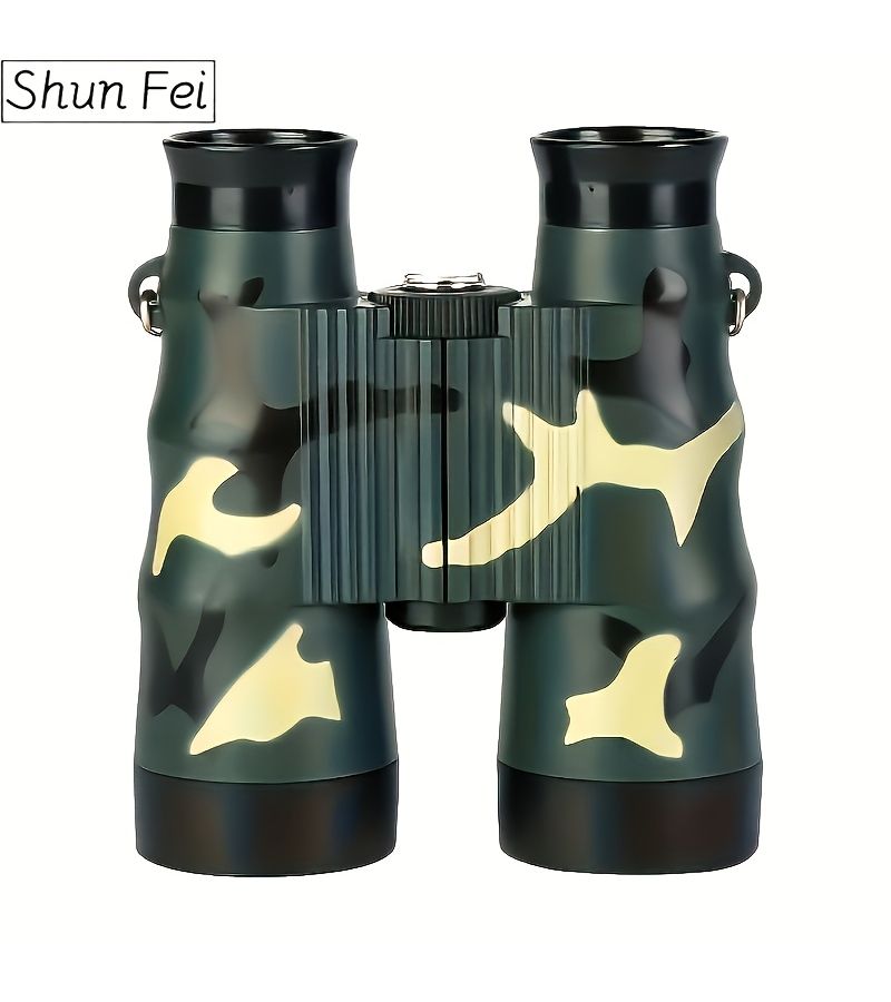 Yellow Kids Binoculars for Bird Watching Camping Science Detective Gifts - Image 2
