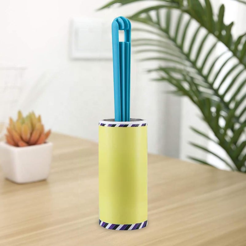 Kuber Industries Urbane Home Lint Remover Super Sticky Lint Roller Easy Lint Roller for Clothes Lint Roller for Pet Hair 60 Sheets 1 Roller 1 Replacement Roll - Image 1