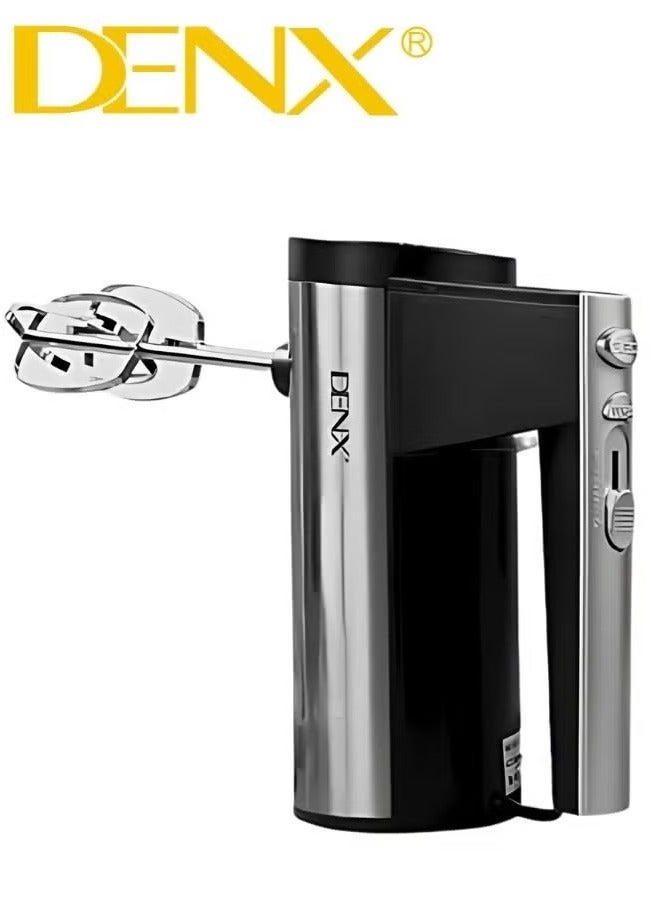 Denx 200W Electric Egg Beater and Kneader with 5 Speeds and Stainless Steel Blades - DENX DX3210 - Image 1