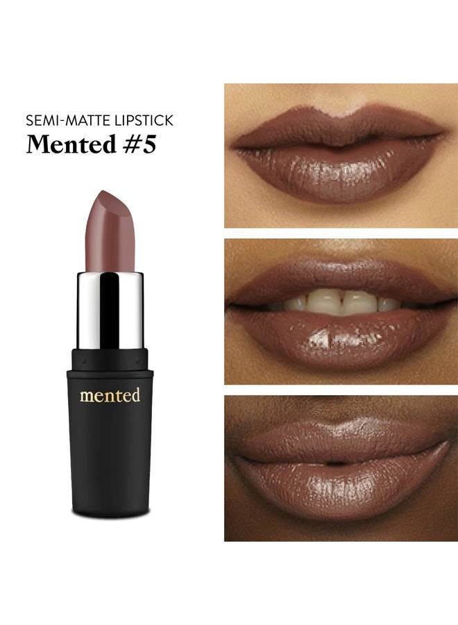 Mented Cosmetics Nude Lipstick for Women, Semi-Matte Long-Lasting Lip Stick, Moisturizing Vegan, Paraben & Cruelty-Free, Enhances All Complexions, Perfect for Everyday Makeup, Mented No. 5 - Image 2