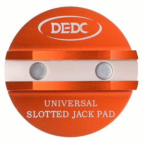 DEDC Universal Aluminum Grooved Magnetic Jack Pad, Jacking Puck Pinch Weld Frame Rail Adapter, Oil Change Mush Haves, Change Tire Repair Tires Oil Must Have, for Car SUV Truck Pickup Sedan MPV Wagon - Image 2