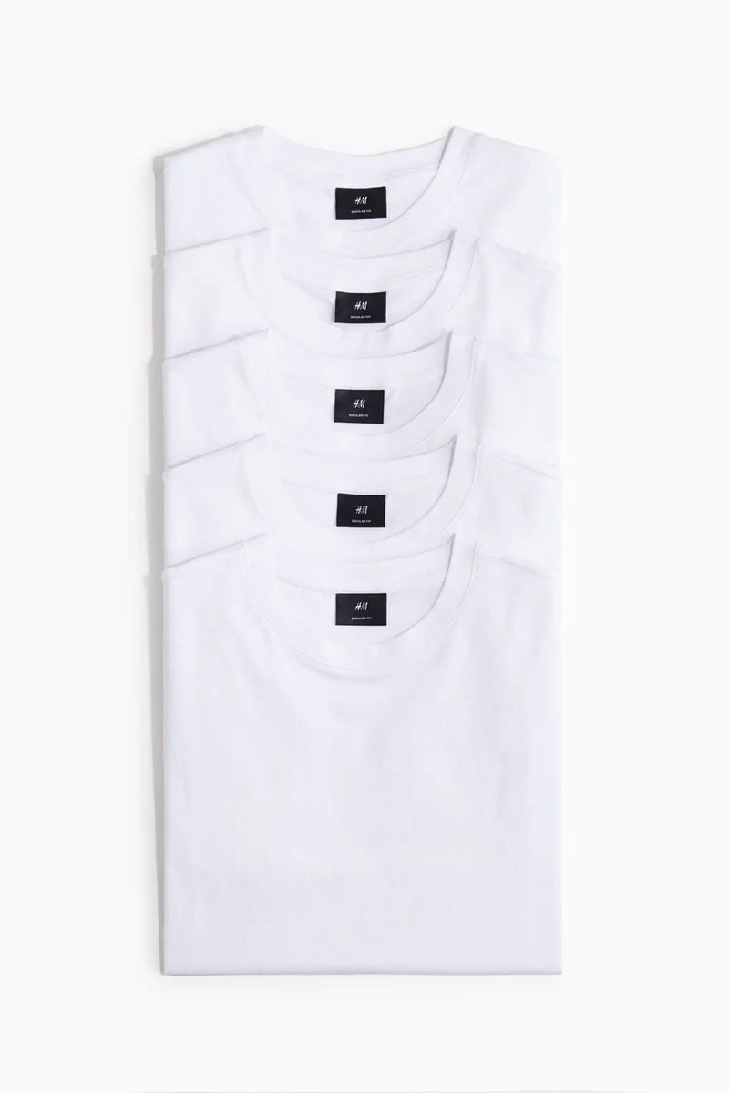 H&M 5-pack Regular Fit T-shirts