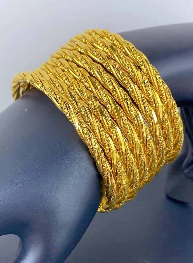 24K الذهب مطلي سوار مجوهرات الزفاف سوار الذهب - Image 3