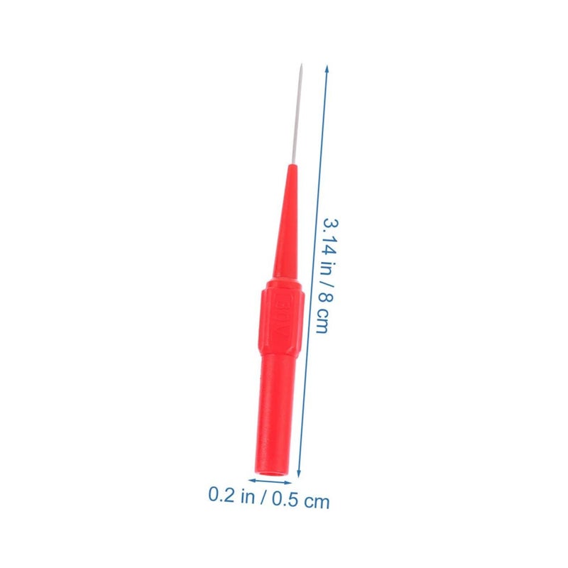 Multimeter Test Probe Kit 4PCS Insulated Wire Piercing Pins Back Kit - Image 5