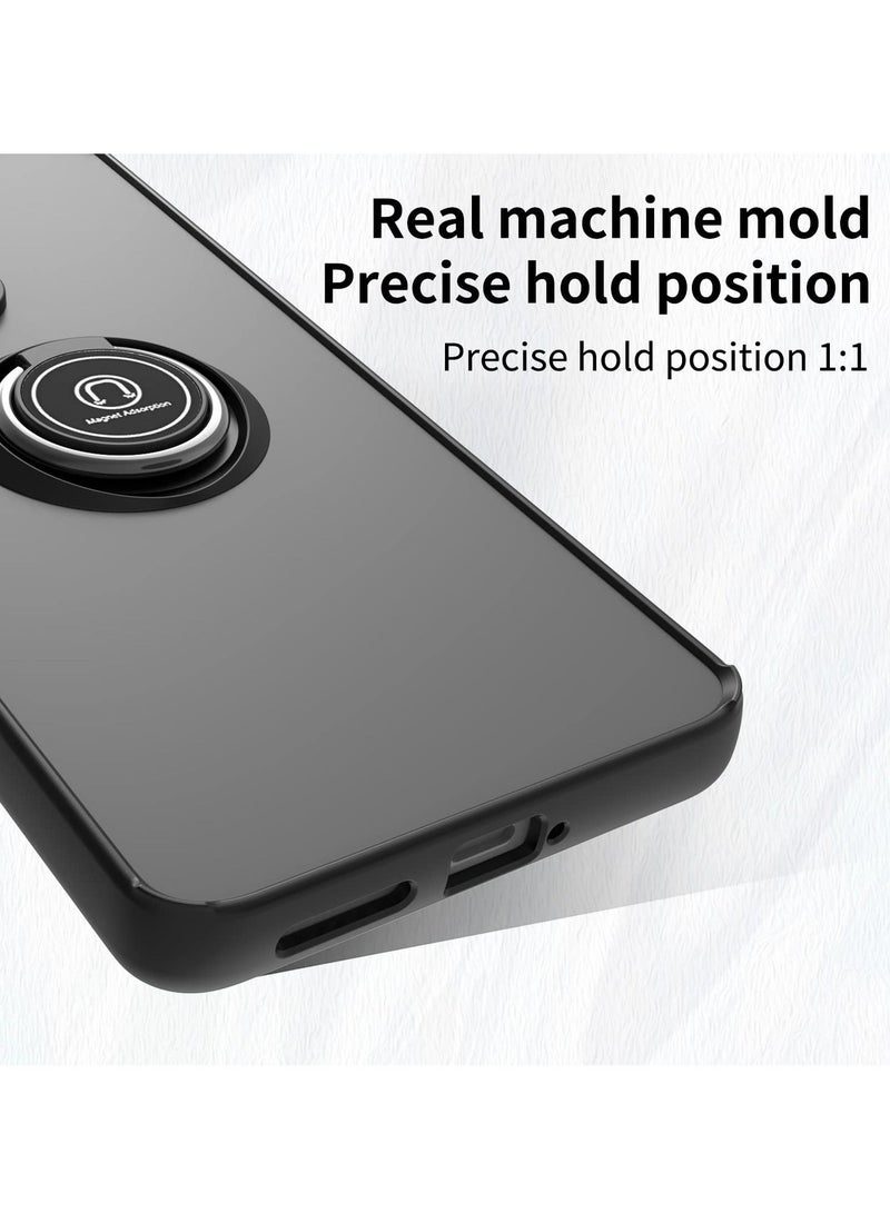 TEAM LUXURY Xiaomi Redmi Note 13 Pro 5G Case Cover, 360°Rotating Kickstand Ring + Support Magnetic Car Mount + Slim Thin PC&TPU Shockproof Mobile Phone Case  - Image 4