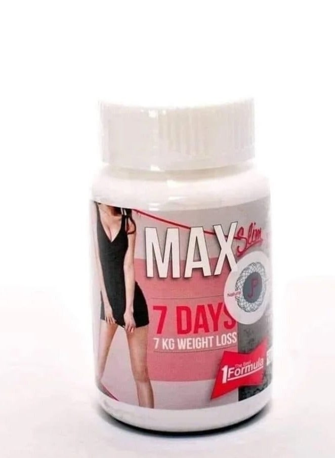 Max Max Slim 7 days 7 kg weight loss capsules 30 tablets 