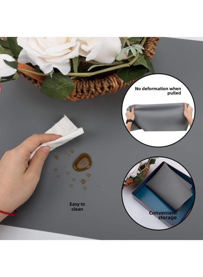 30*40 Silicone Placemat Insulation Western Placemat Student Children Placemat Insulation Silicone Mat Color Printing Pattern Color-Color:Translucent Color-Specifications:40*30cm - Image 3