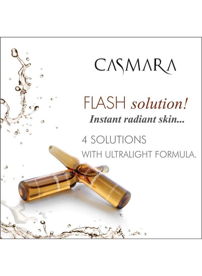 CASMARA أمبولات تفتيح البشرة بتأثير الفلاش - تأثير مضاد للشيخوخة - مكونات طبيعية - بشرة متألقة وشابة - سيروم للوجه للجنسين (2.5 مل × 5 قطع) - علبة من 5 - Image 3