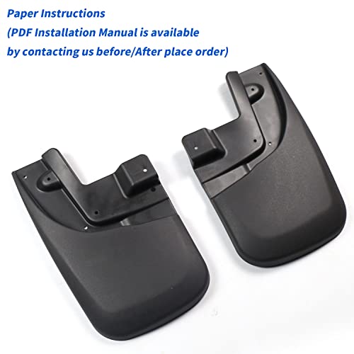 RMOURTEKK Mud Flaps Compatible with Tacoma 2005-2015 Mud Flaps Guards Front & Rear 4pc Set (with OEM Fender Flares Only) - Image 4