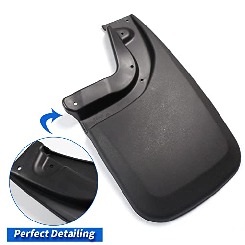 RMOURTEKK Mud Flaps Compatible with Tacoma 2005-2015 Mud Flaps Guards Front & Rear 4pc Set (with OEM Fender Flares Only) - Image 3