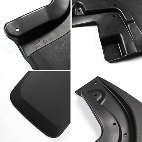 RMOURTEKK Mud Flaps Compatible with Tacoma 2005-2015 Mud Flaps Guards Front & Rear 4pc Set (with OEM Fender Flares Only) - Image 5