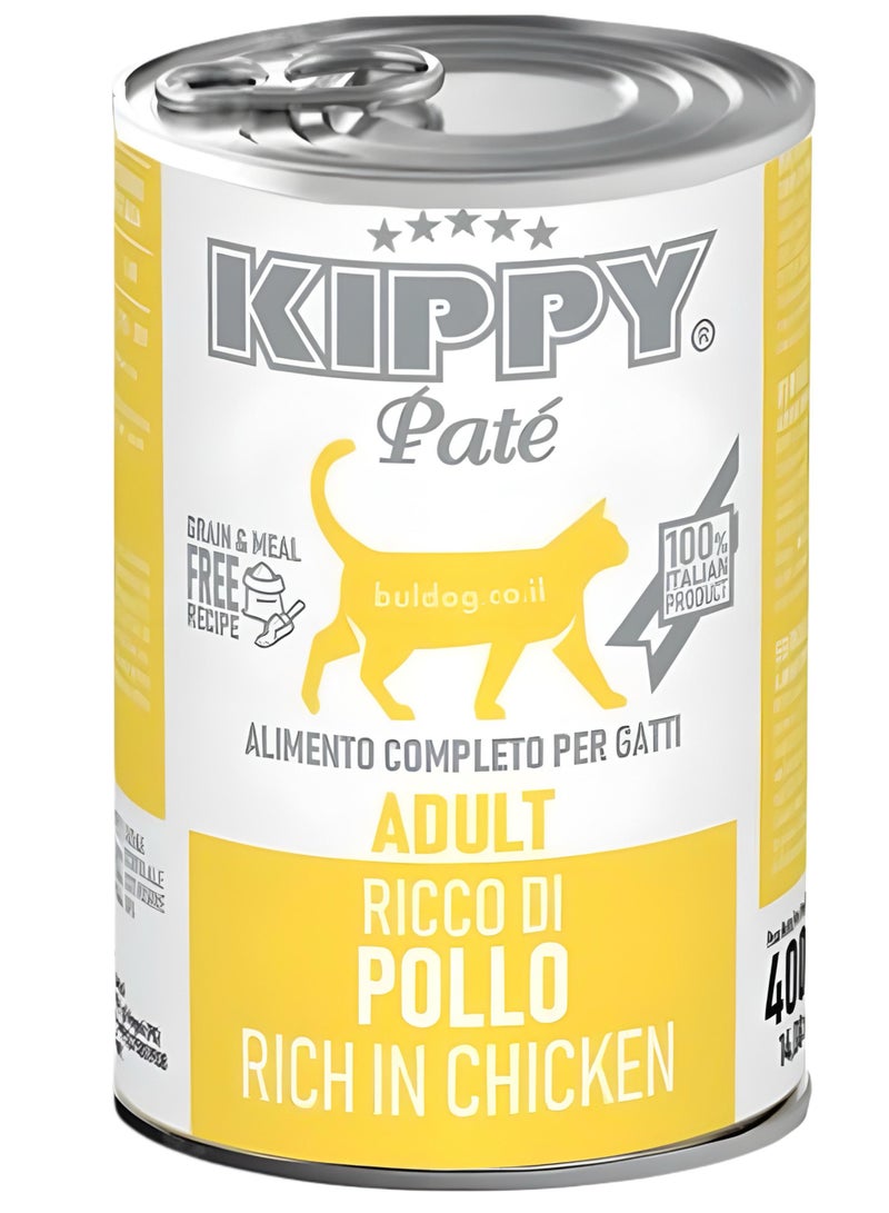 Kippy Pate Wet cat food (24 cans) - Kippy Pate  with Chicken flavor - 24 × 400g - Image 2