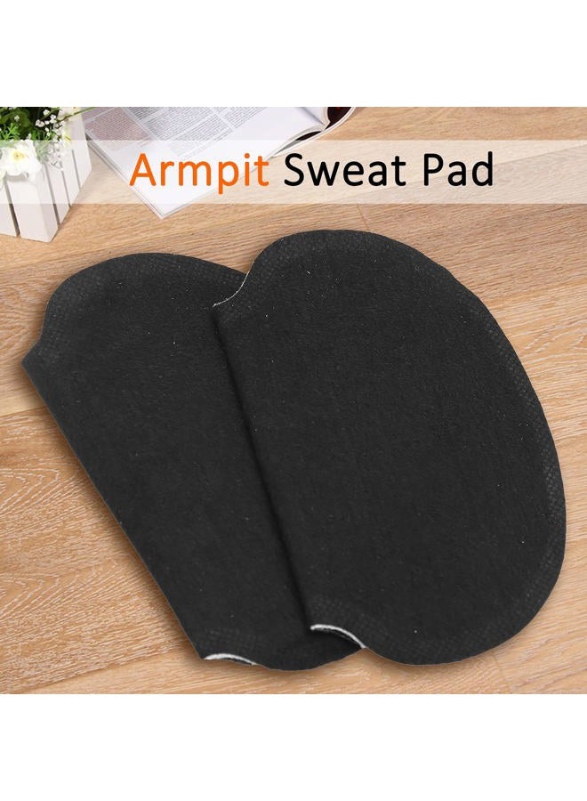 Shanrya 60pcs Underarm Armpit Sweat Pads Non‑Woven Fabric Dress Clothing Underarm Sweat Pads, Convenient Underarm Armpit Pad Strong Adhesion Keep Clean for Hot Weather - Image 2