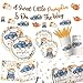 Dydamud Little Pumpkin Baby Shower Decorations 142pcs A Sweet Little Pumpkin Is On The Way Banner Pumpkin Plates and Napkins Boy Blue Truck Boho Thanksgiving Fall Gender Reveal Baby Shower Party Supplies - Image 3