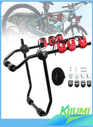 Bicycle Carrier For Car, Foldable 3 Bicycle Trunk Mount Rack Hitch Mount Rack for Most Sedans/Hatchbacks/Minivans SUV, Rear Mount Carrier Car Rack Bike Cycle - pzsku/Z16821435C0C15CA90DEDZ/45/1749029322/1f93222c-8f78-4b47-8cc6-d151f97f2e95