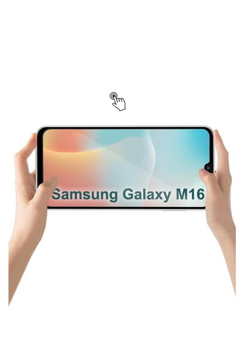 ELTRAZONE Samsung Galaxy M16 Screen Protector – 9H Hardness Tempered Glass with Full Coverage – HD Ultra Clear Display – Edge-to-Edge Protection – Anti-Scratch & Anti-Fingerprint Coating – Easy Bubble-Free Installation – Case Friendly Screen Guard - Image 5