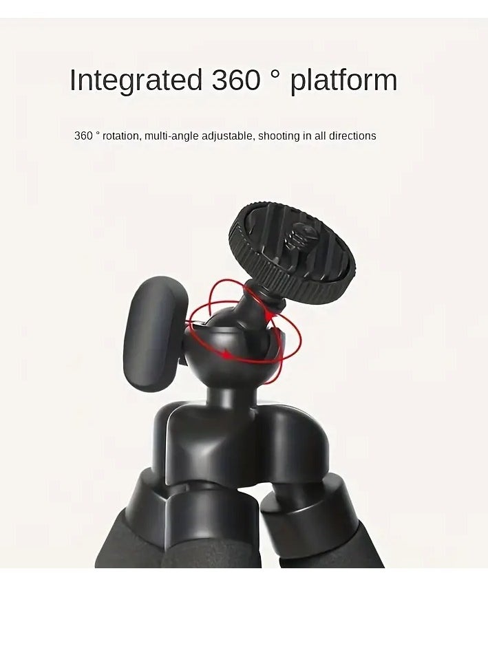 PAMEER Flexible Tripod, Octopus Tripod Mobile Phone Holder Camera Bracket Tripod Support Clip for Camera GoPro Mobile Cell Phone Stand  - Image 3