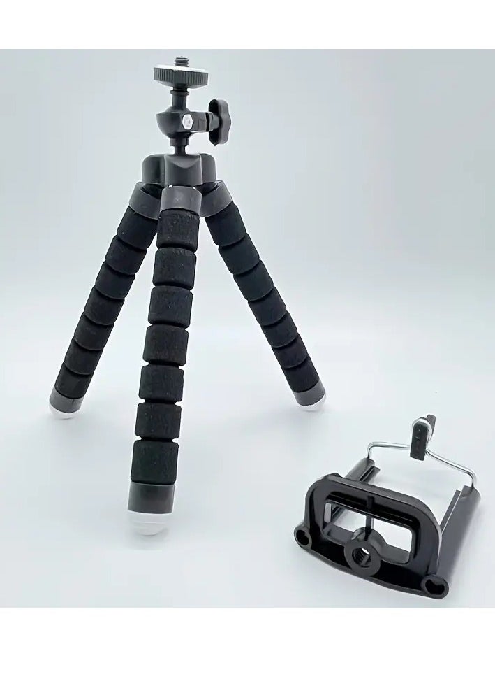 PAMEER Flexible Tripod, Octopus Tripod Mobile Phone Holder Camera Bracket Tripod Support Clip for Camera GoPro Mobile Cell Phone Stand  - Image 5
