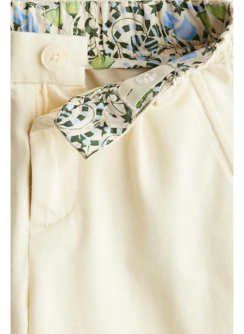 اتش اند ام Cotton twill chinos