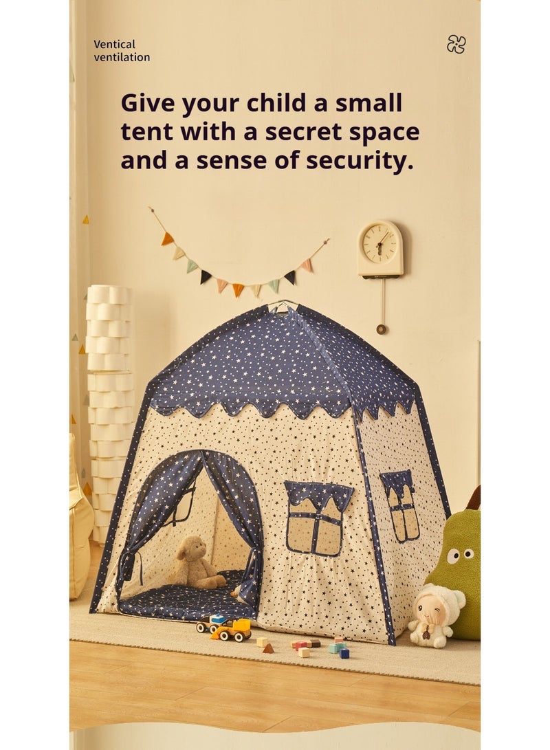 general Kids Princess Tent With Carpet Ball Colored Flag Cloud Tent Game House Girl'S Princess Toy House Boy'S Indoor Small House Children'S Day Gift Birthday Gift - Image 2