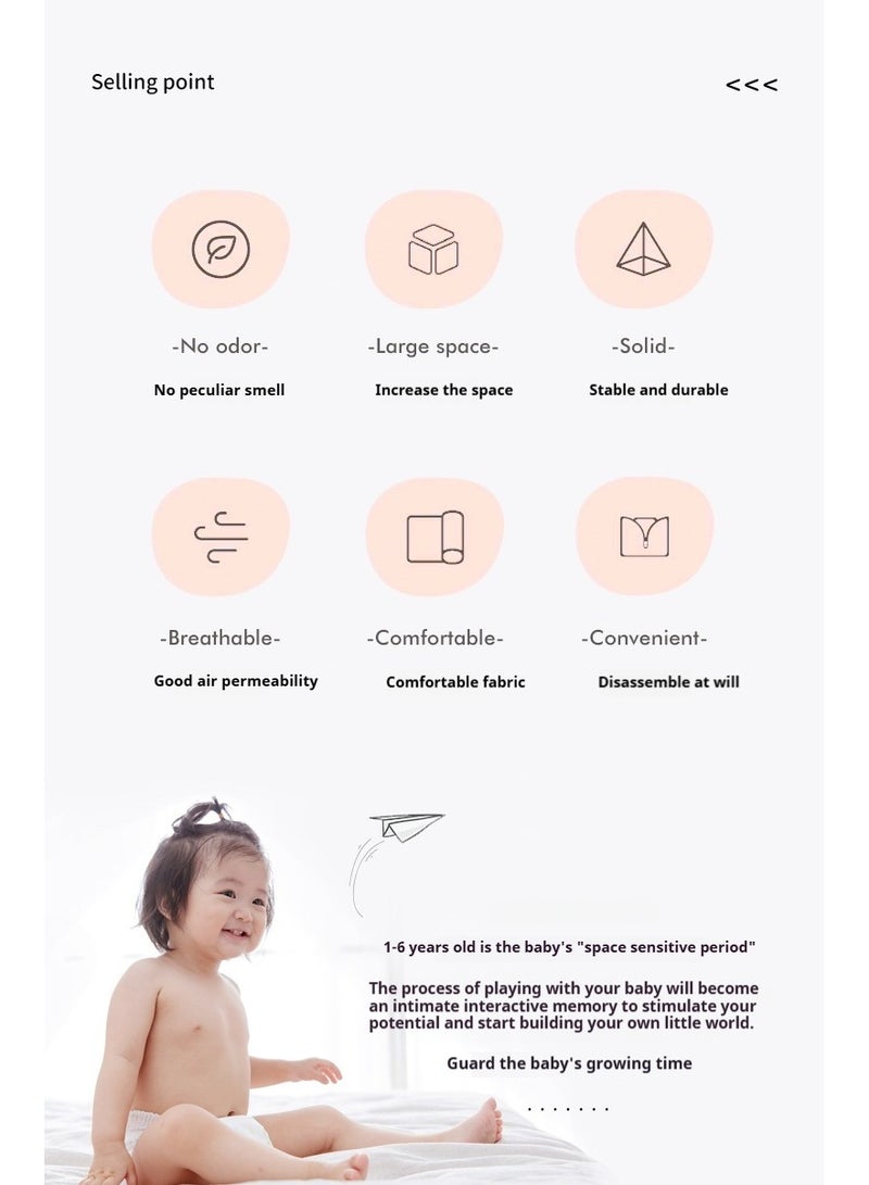 general Kids Princess Tent With Carpet Ball Colored Flag Cloud Tent Game House Girl'S Princess Toy House Boy'S Indoor Small House Children'S Day Gift Birthday Gift - Image 3