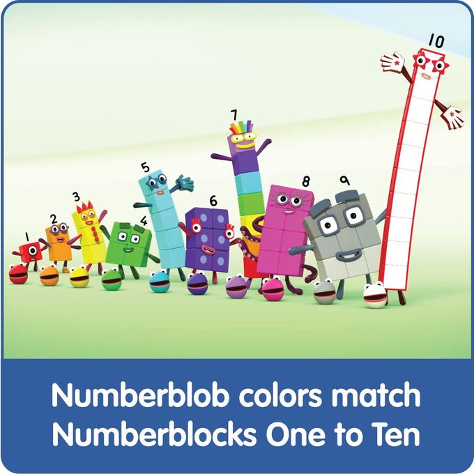hand2mind Numberblocks Numberblob Counting Set, Math Counters, Counting Toys, Educational Math Manipulatives, Numbers for Toddlers, Preschool Learning Toys, Easter Basket Stuffers for Kids - Image 2