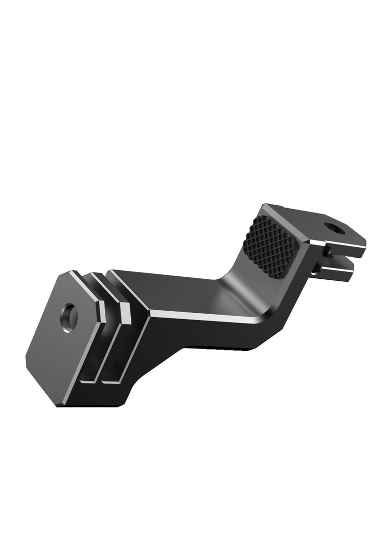 Generic - 90 Degree Aluminum Vertical Bracket Adapter Elbow Mount Compatible with GoPro Hero 12/ Hero11/ Hero10/Hero 9 Black/Case for GoPro Vertical Mount/VRT Vertical Adapter - Image 1