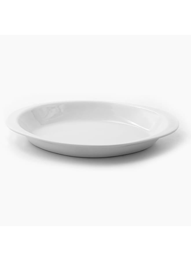 Rosa Fm Porcelain Banana Boat Dish, Small, White 24×10×4cm