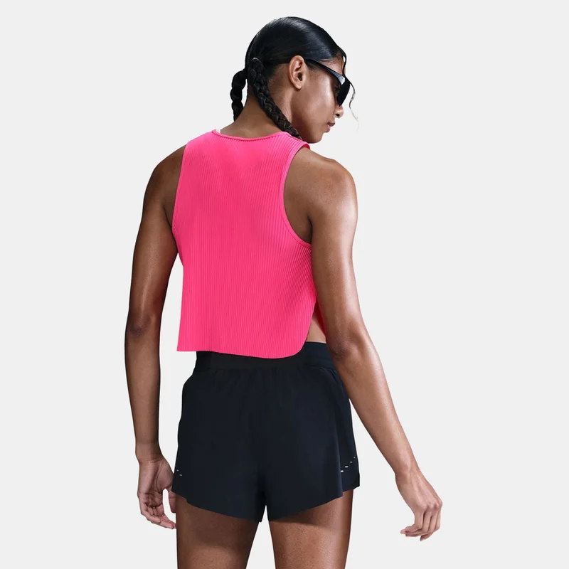 Nike Pink Women's AeroSwift Dri-FIT ADV Cropped Running Tank Top for Women | Best Price UAE
